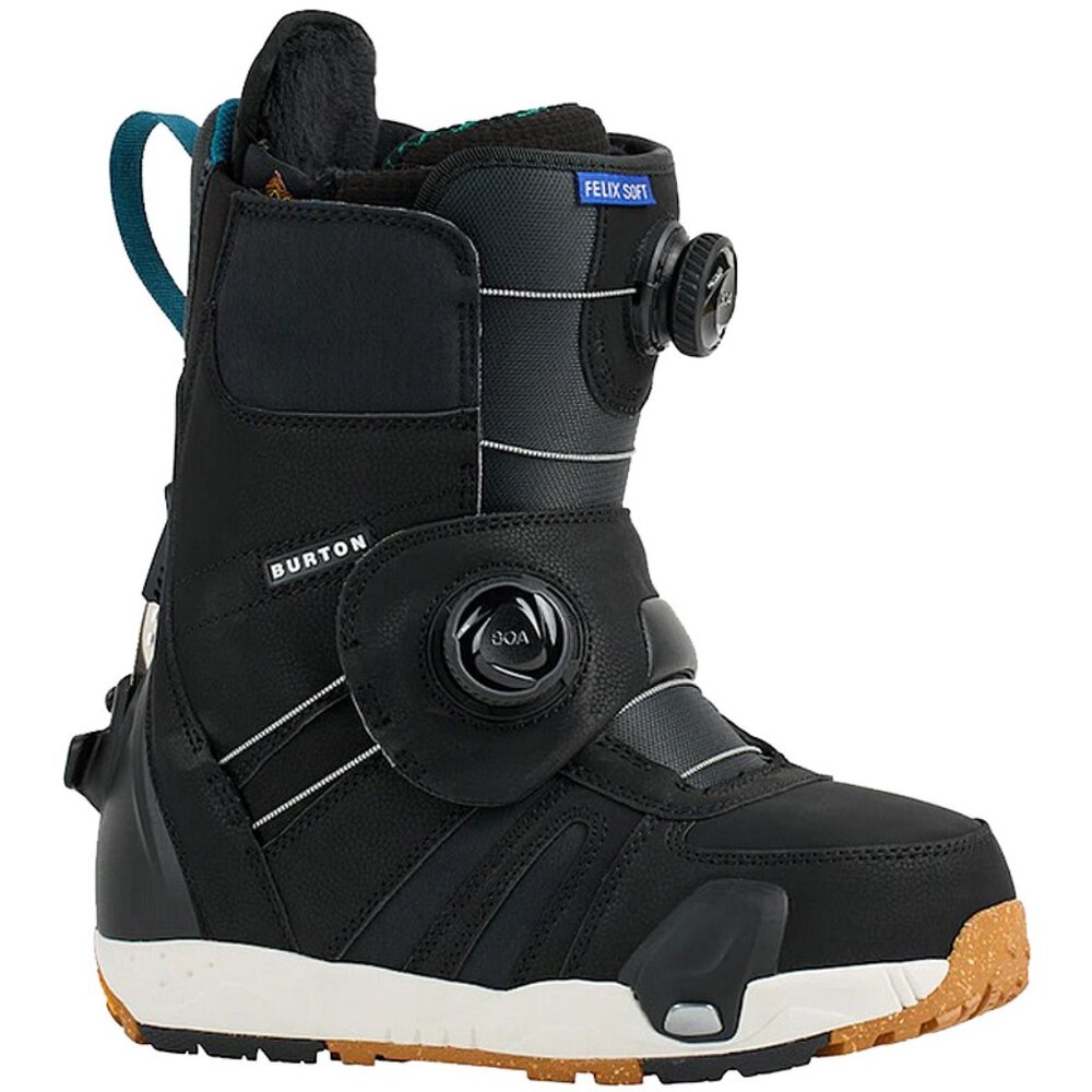 NEW! $480 Burton Felix Soft Step On Snowboard Boots!  9  Black  Softer Version